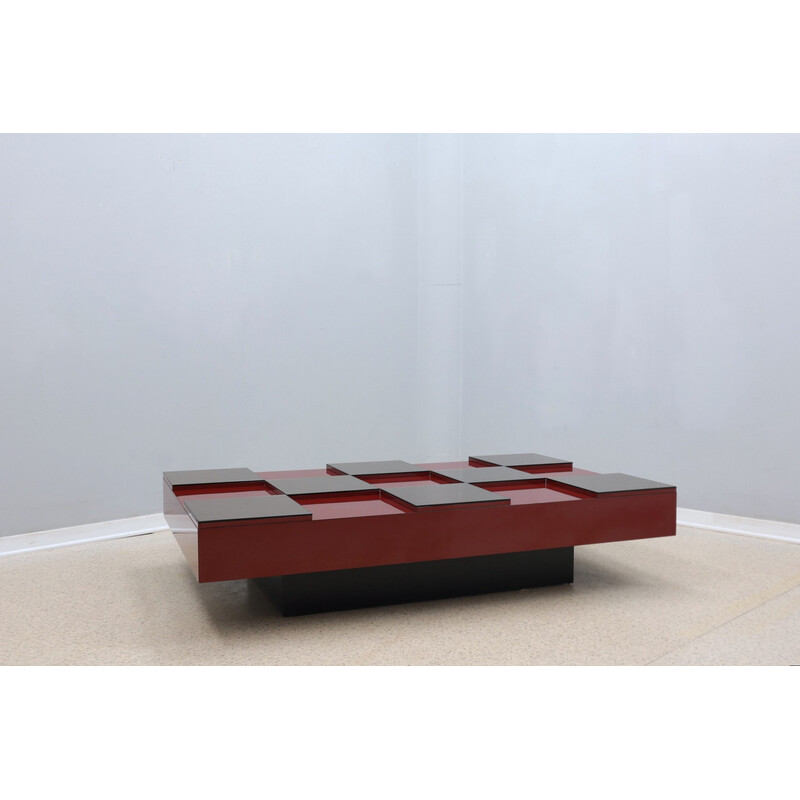 Vintage coffee table by Roberto Monsani for Acerbis, 1970