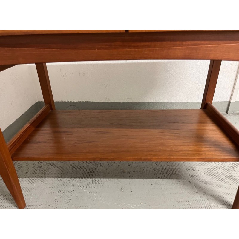Vintage teak console by Lb Kofod for Faarup, Denmark 1960