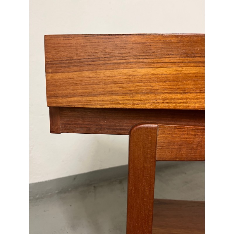 Vintage teak console by Lb Kofod for Faarup, Denmark 1960