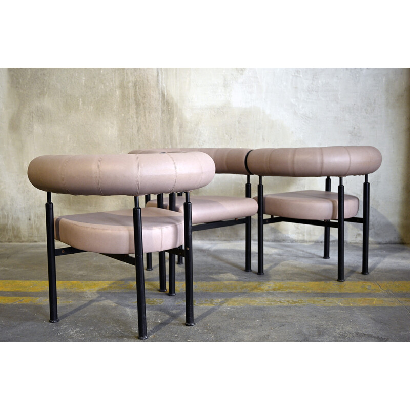 Set of 3 vintage Cobra EJ900 armchairs by Erik Jørgensen for Erik Jørgensen Møbelfabrik, 1980