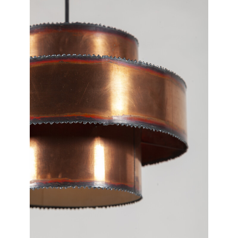 Vintage brass pendant lamp by Svend Aage Holm Sørensen for Holm Sørensen and Co, Denmark 1960