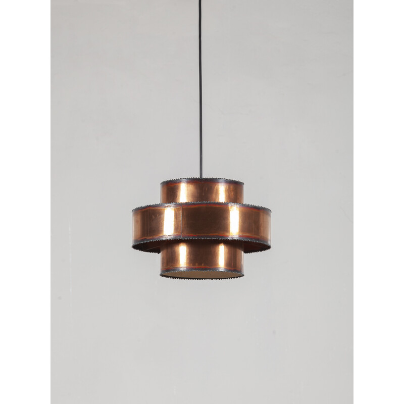 Vintage brass pendant lamp by Svend Aage Holm Sørensen for Holm Sørensen and Co, Denmark 1960