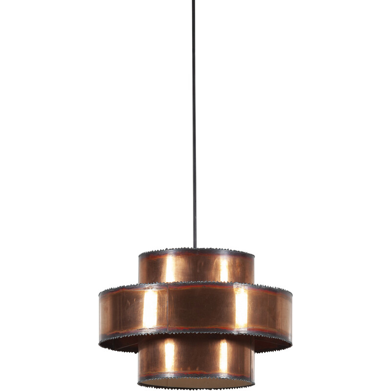 Vintage brass pendant lamp by Svend Aage Holm Sørensen for Holm Sørensen and Co, Denmark 1960