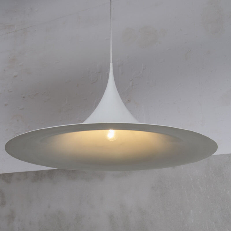 Vintage Semi pendant lamp by Claus Bonderup and Torsten Thorup for Fog and Mørup, Denmark 1960