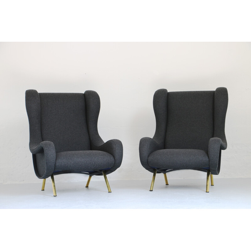 Pair of Senior armchairs by Marco Zanuso for Arflex - 1950s