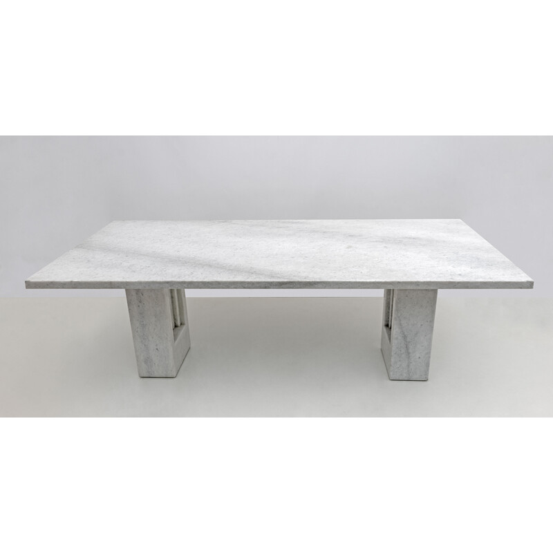 Vintage “Delfi” marble dining table by Marcel Breuer and Carlo Scarpa for Gavina, Italy