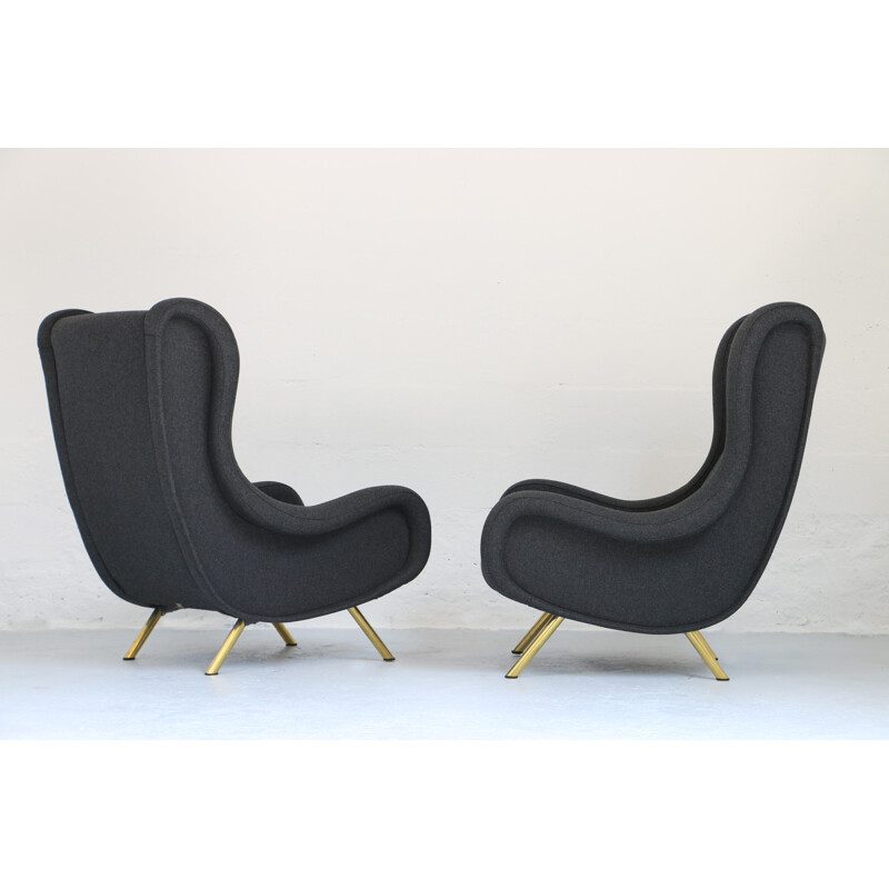 Pair of Senior armchairs by Marco Zanuso for Arflex - 1950s