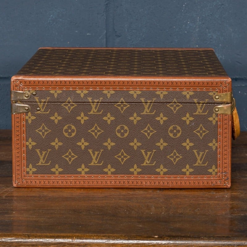 Mid century Louis Vuitton suitcase in monogram canvas, Paris