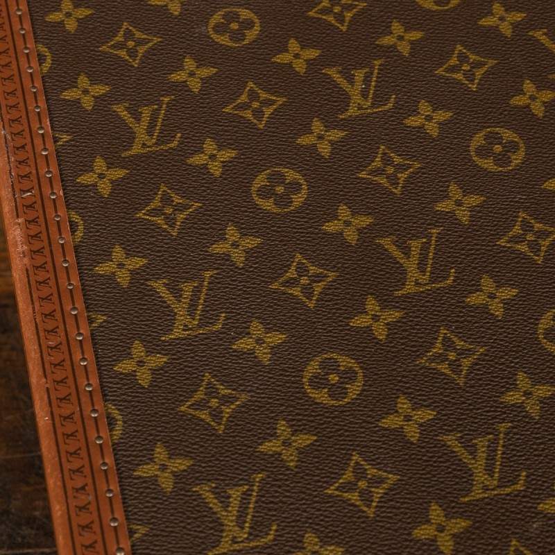 Vintage suitcase in monogram canvas by Louis Vuitton, France 1970