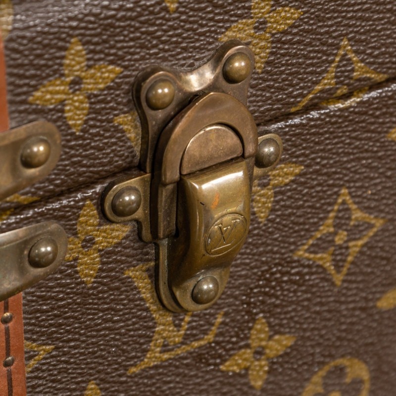 Vintage suitcase in monogram canvas by Louis Vuitton, France 1970