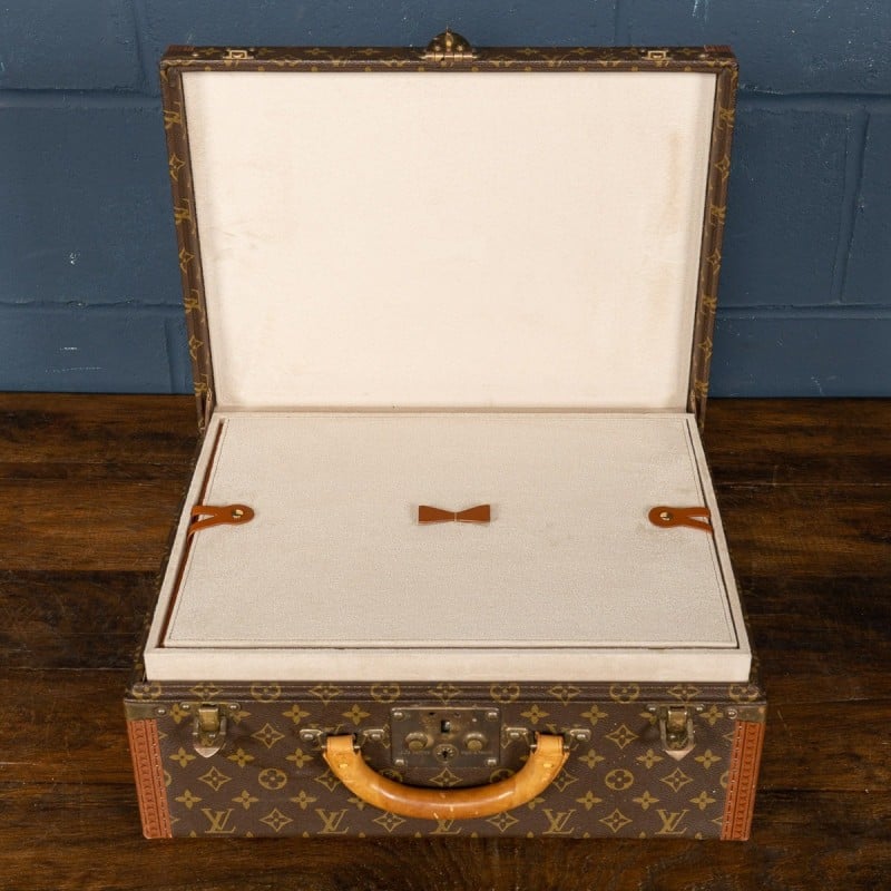 antique vintage louis vuitton suitcase