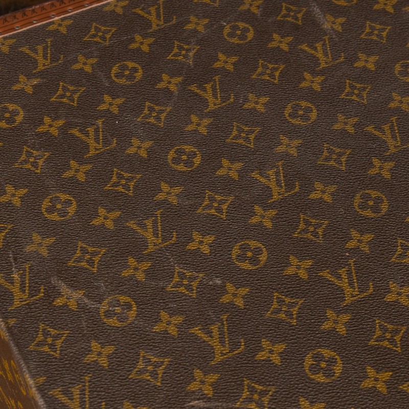 Valigia in tela con monogramma di Louis Vuitton, anni '60 in