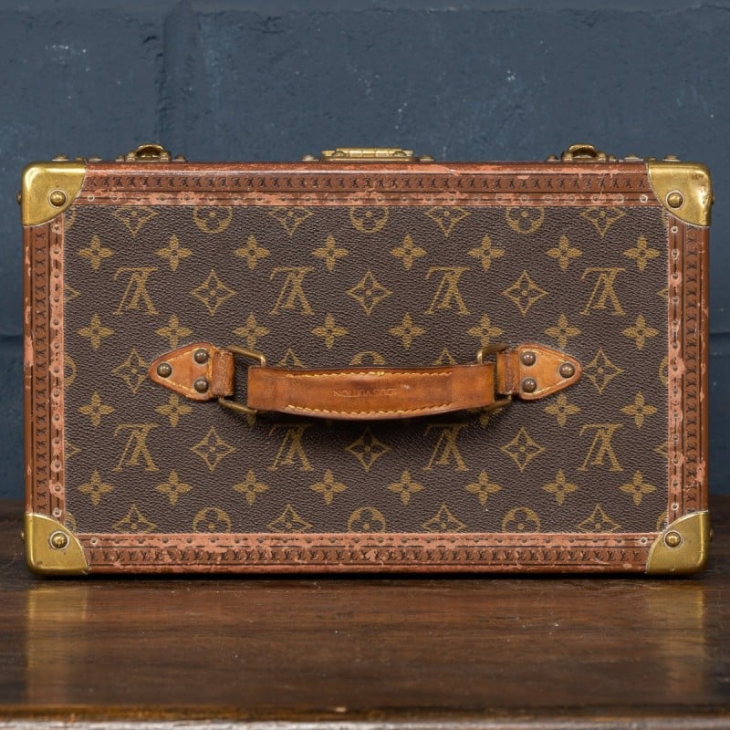 Vintage Louis Vuitton The French Luggage Company Coated Canvas LV