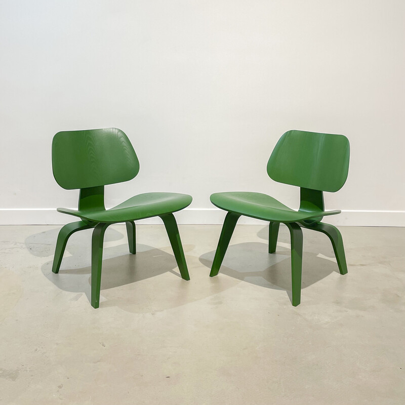 Klassische Lcw-Stühle von Charles und Ray Eames für Herman Miller, 1945