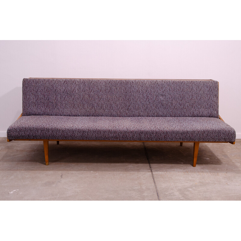 Vintage 3-seater sofa in ash veneer for Tatra Nábytok, Czechoslovakia 1970