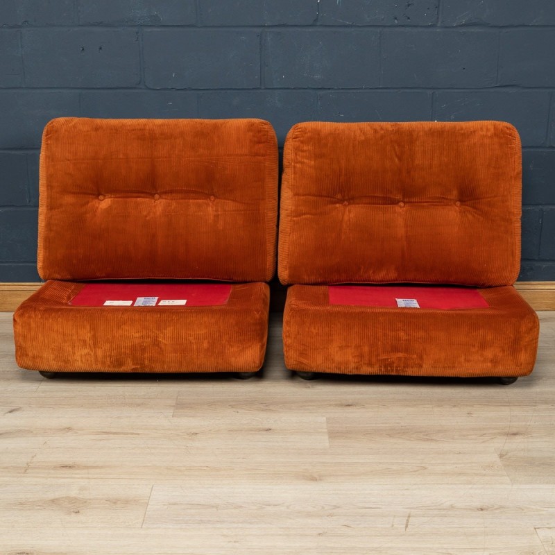 Vintage 3-seater sofa "Amanta" by Mario Bellini For B and B, Italy 1980