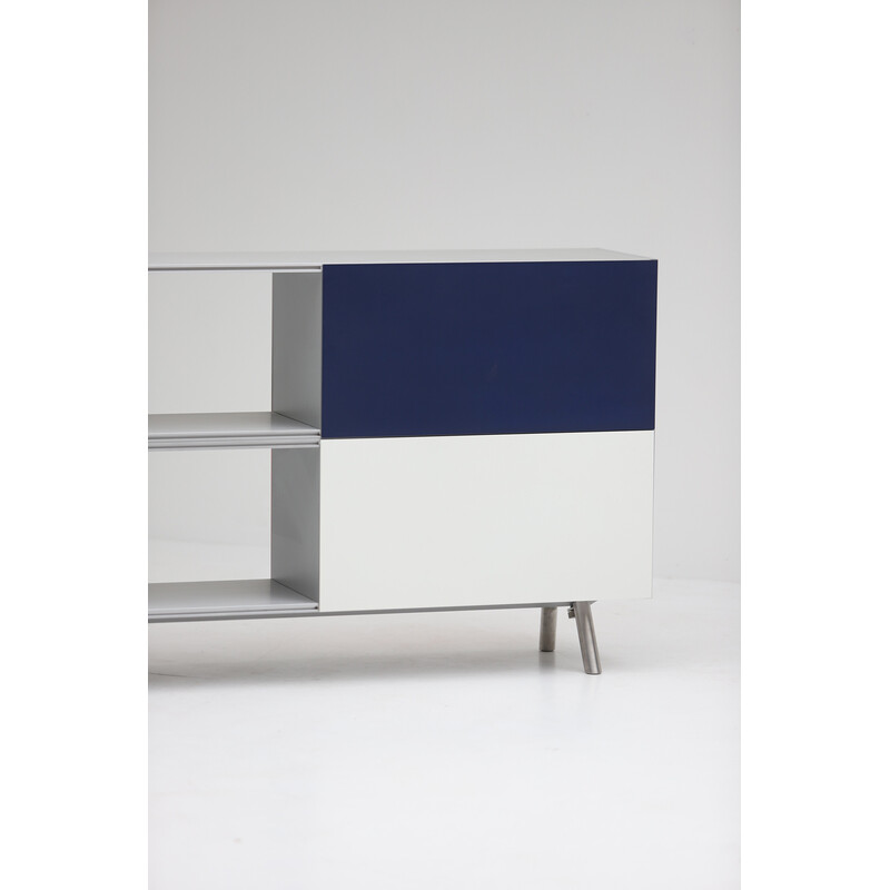 Vintage Kast decorative sideboard in aluminum and plywood by Maarten Van Severen for Vitra, 2005