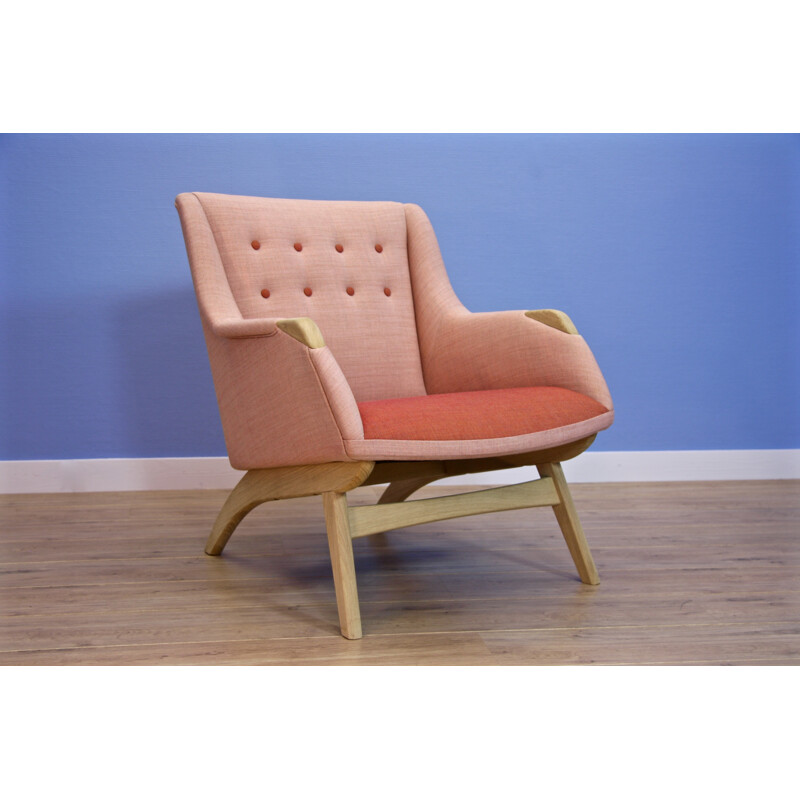 Mid-century danish lounge chair in oak - 1960s