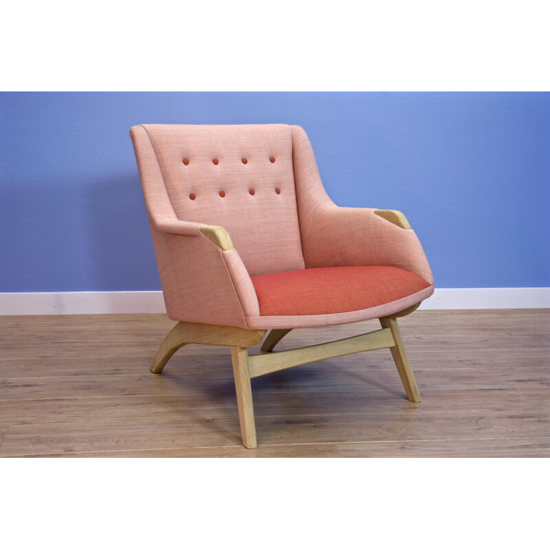 Mid-century danish lounge chair in oak - 1960s