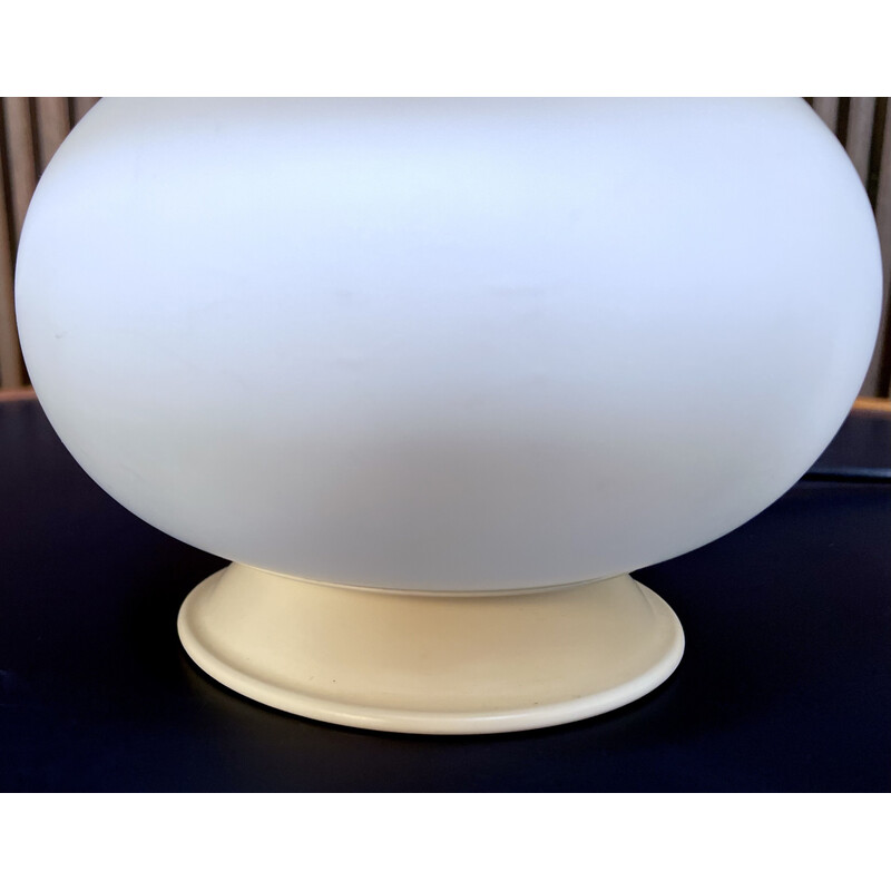 Lámpara de mesa vintage de cristal modelo 1853 de Max Ingrand para Fontana, Italia 1954