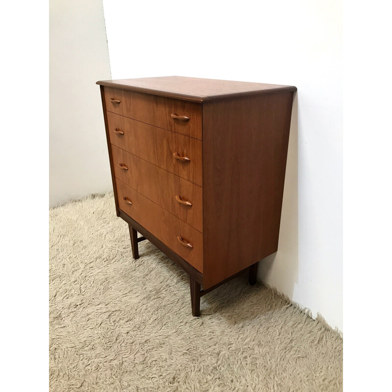 Mid-century vintage danish chest of drawers - 1960s