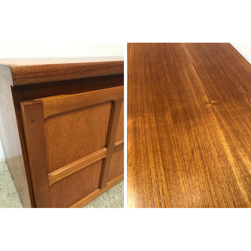 Vintage small Nathan teak cabinet - 1970s