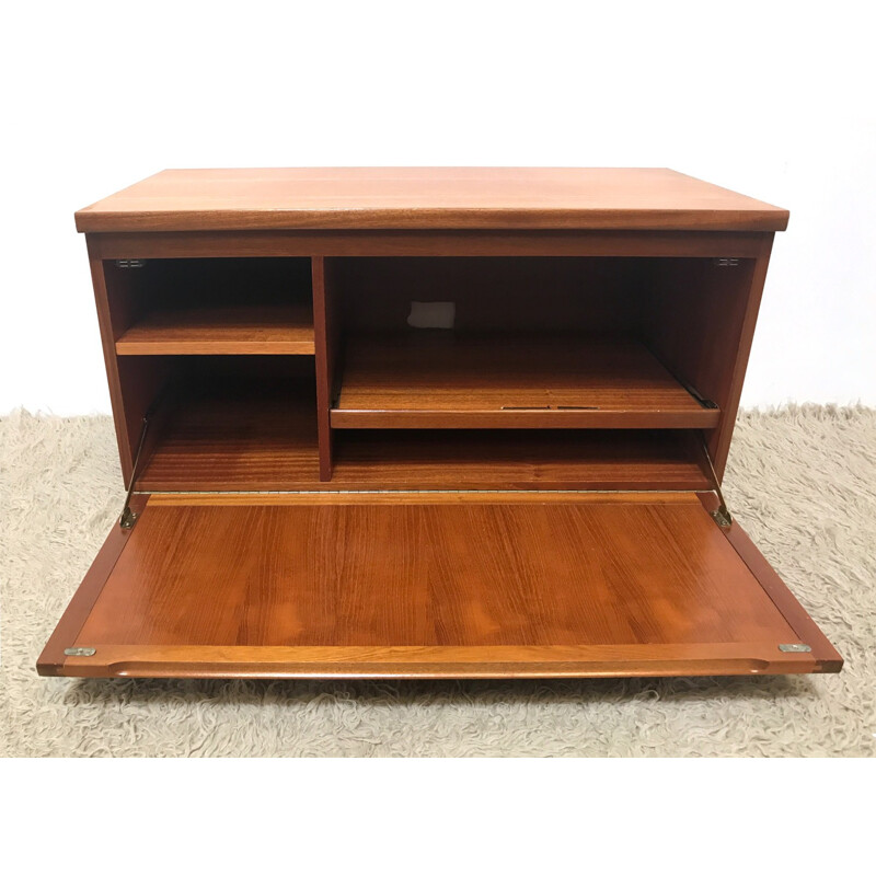 Vintage small Nathan teak cabinet - 1970s