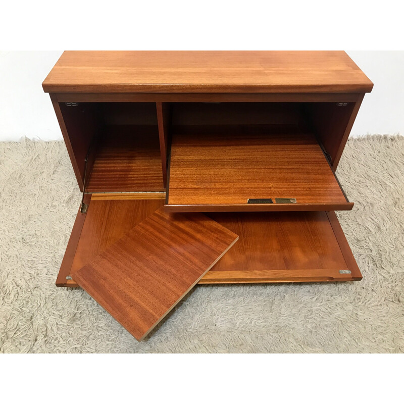 Vintage small Nathan teak cabinet - 1970s