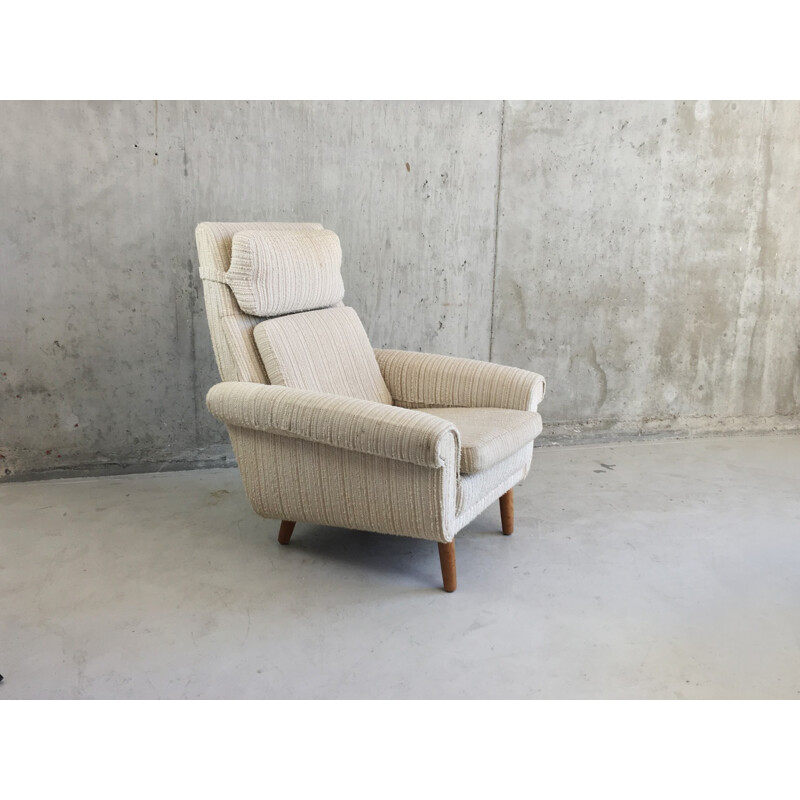 Danish mid-century highback armchair - 1970s