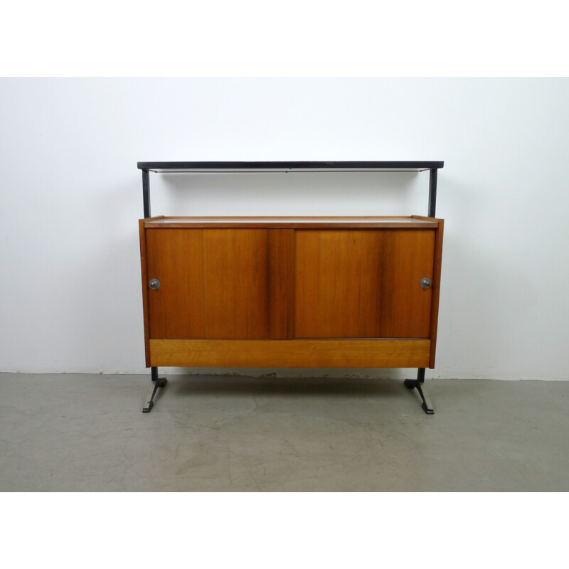 Vintage bar with four bar stools - 1960s