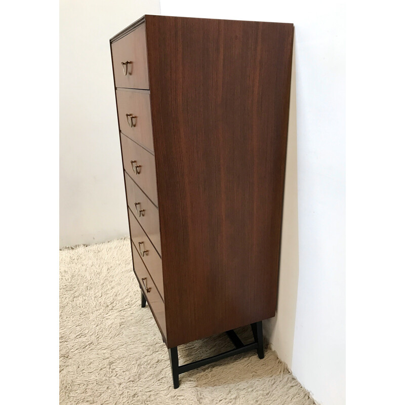 Meredew Tola tallboy chest of drawers - 1950s