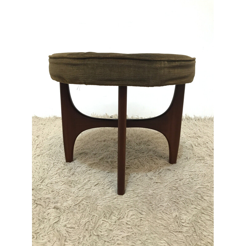 60s iconic vintage mid century G Plan Astro dressing table stool Fresco range