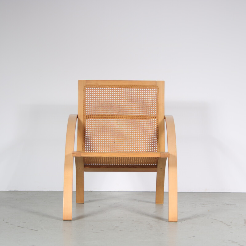 Vintage “VF” folding chair in beech wood by Gijs Bakker for Castelijn, Netherlands 1976