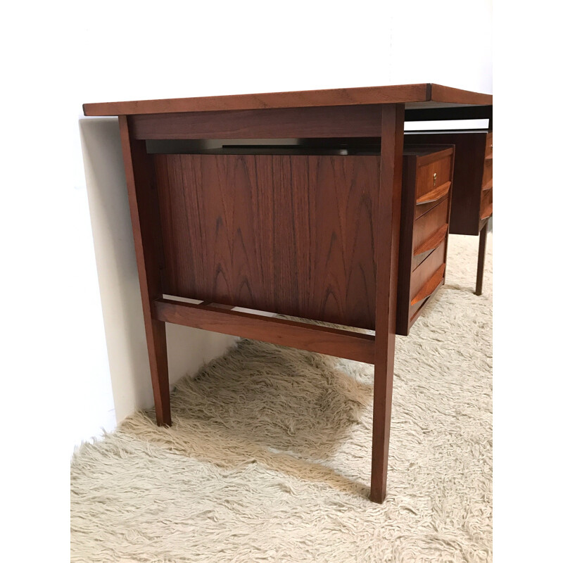 Danish mid century wooden desk - 1960s