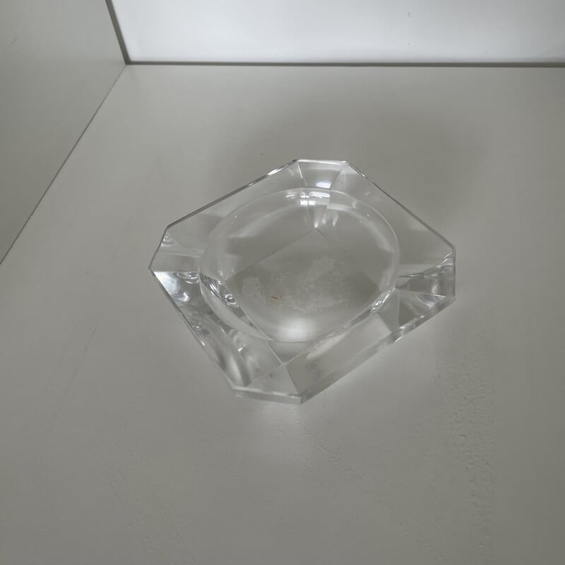 Cendrier vintage en cristal pour Val St Lambert