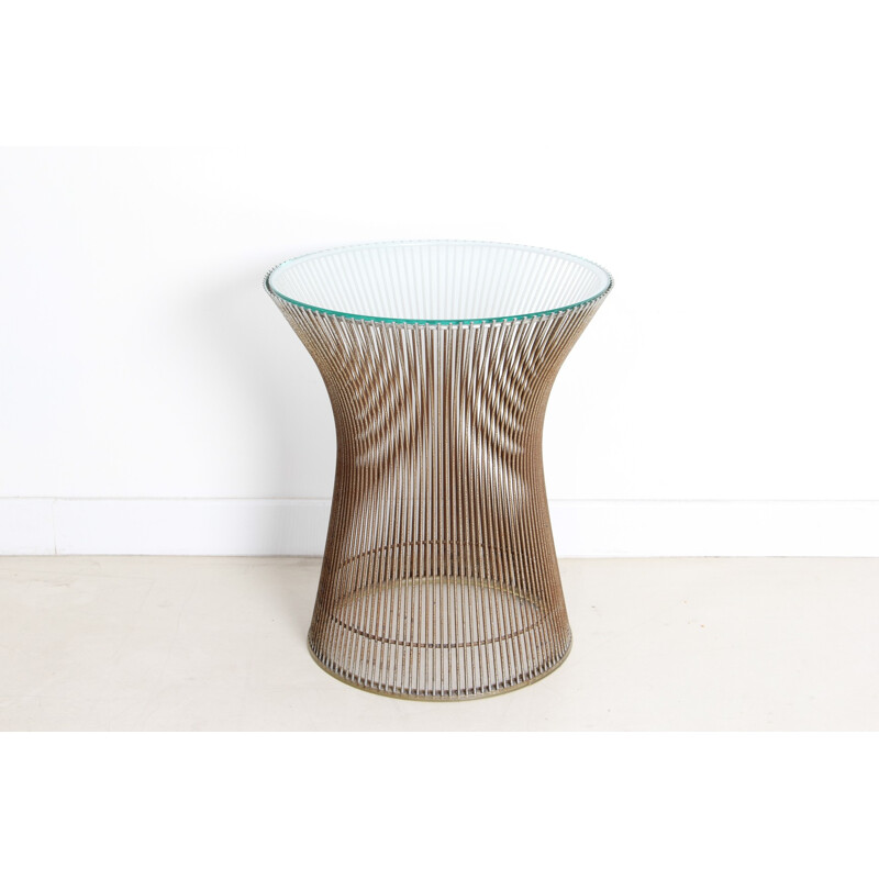 Side table in steel wires, Warren PLATNER - 1960s