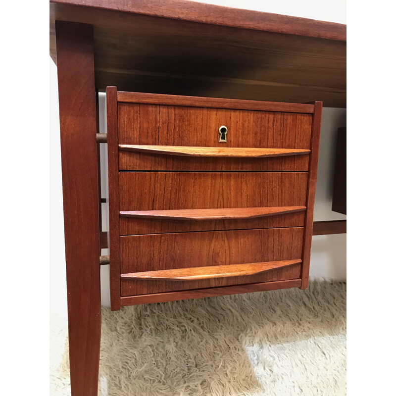 Bureau vintage en bois Danois - 1960