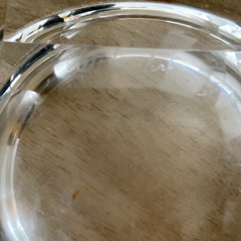Vintage crystal ashtray for Val St Lambert