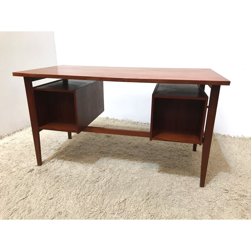 Danish mid century wooden desk - 1960s