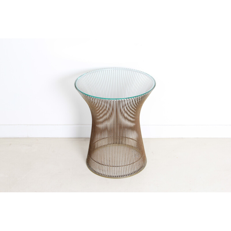 Side table in steel wires, Warren PLATNER - 1960s