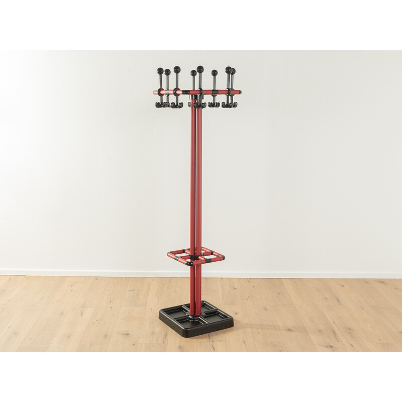 Vintage plastic and cast iron coat rack, Germany 1980