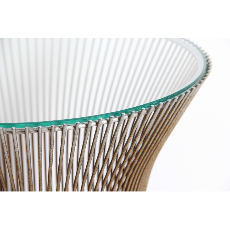 Side table in steel wires, Warren PLATNER - 1960s