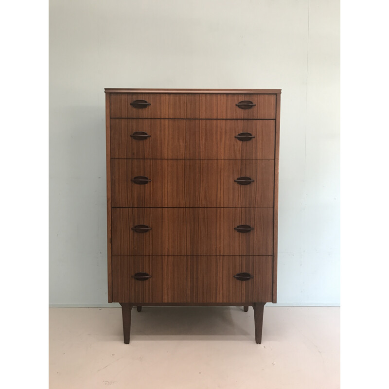 Mid-century teak chest of drawer, England - 1960s