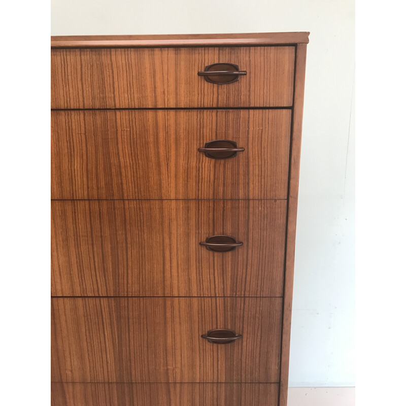 Mid-century teak chest of drawer, England - 1960s