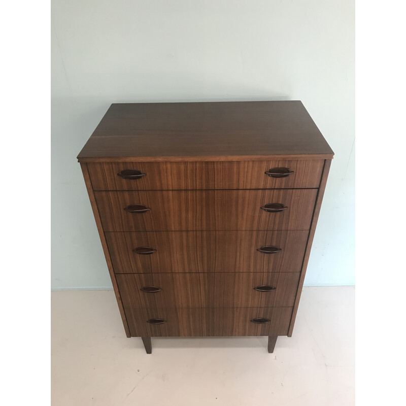 Mid-century teak chest of drawer, England - 1960s