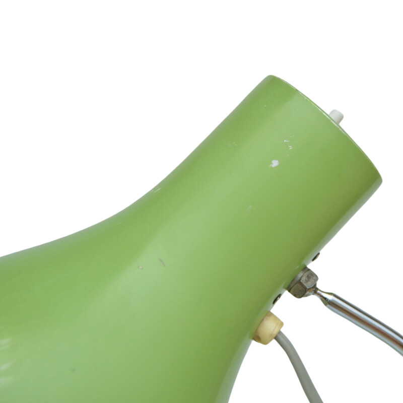 Vintage green desk lamp by Josef Hurka for Napako, Czechoslovakia 1960