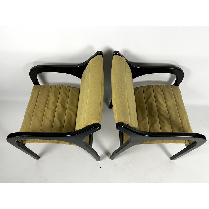 Pair of vintage Vivalda armchairs by Claudio Salocchi for Sormani, Italy 1960