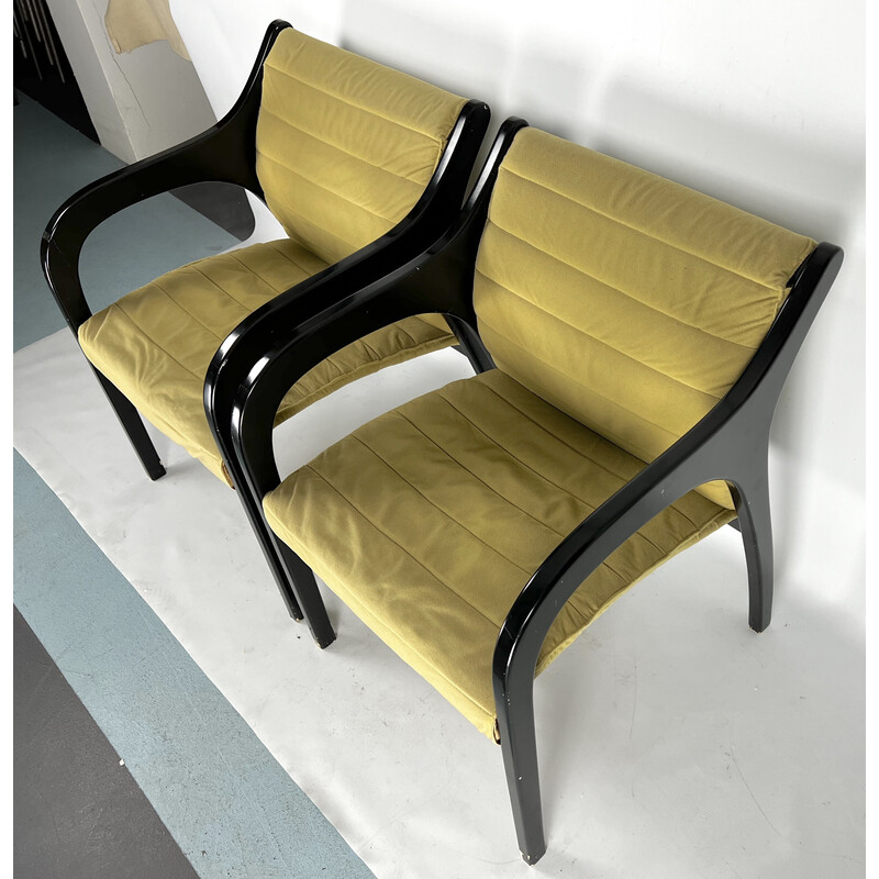 Paire de fauteuils vintage Vivalda par Claudio Salocchi pour Sormani, Italie 1960