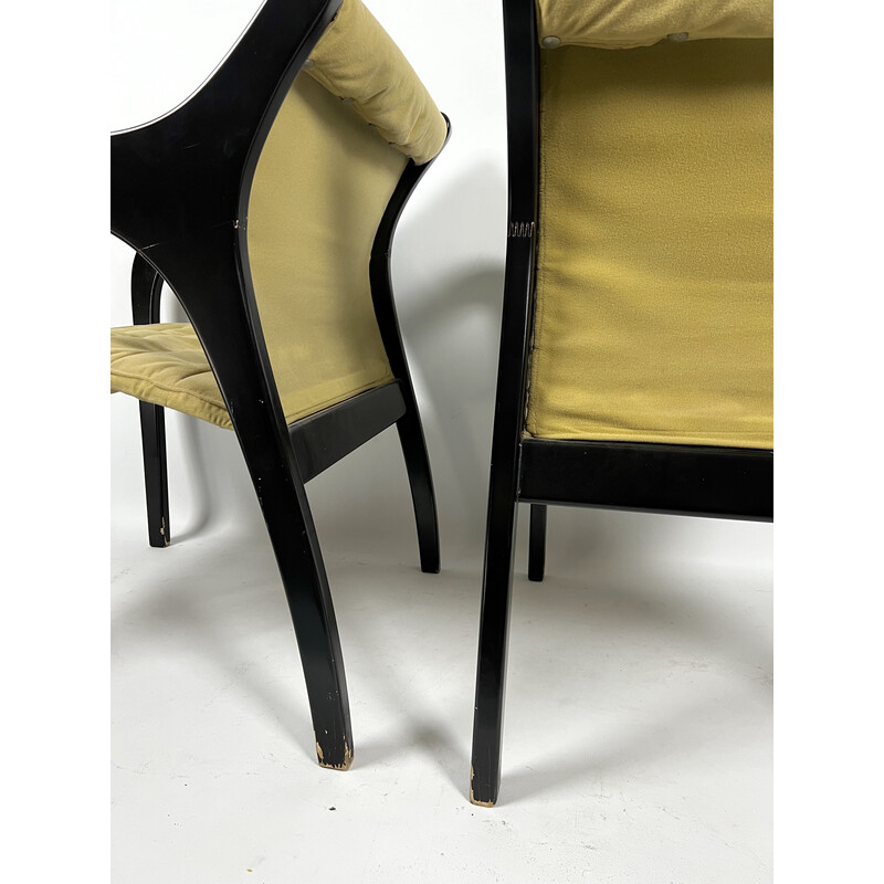 Pair of vintage Vivalda armchairs by Claudio Salocchi for Sormani, Italy 1960