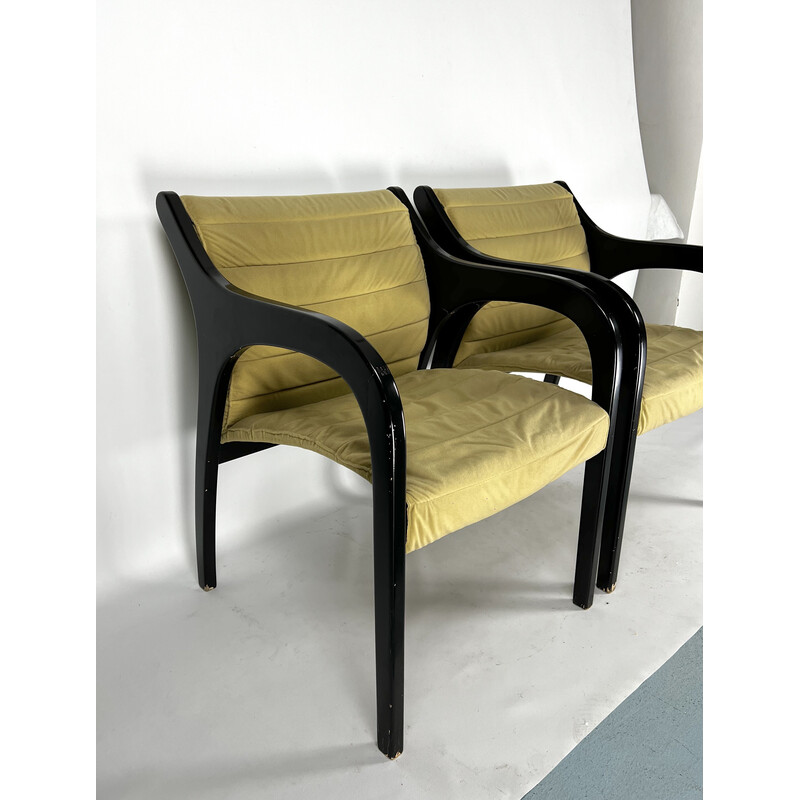 Paire de fauteuils vintage Vivalda par Claudio Salocchi pour Sormani, Italie 1960